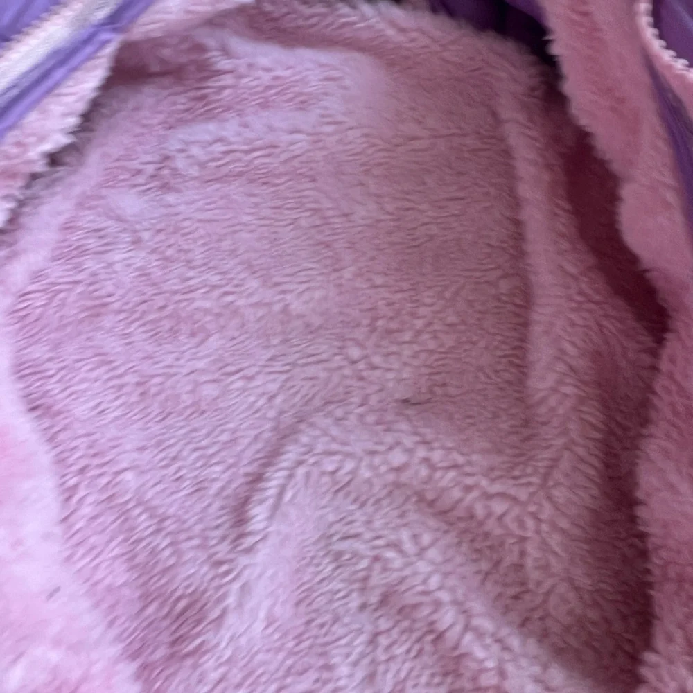 SNOZU Infant Hooded Fleece Lined Quilted Snowsuit Pink Size 9-12M